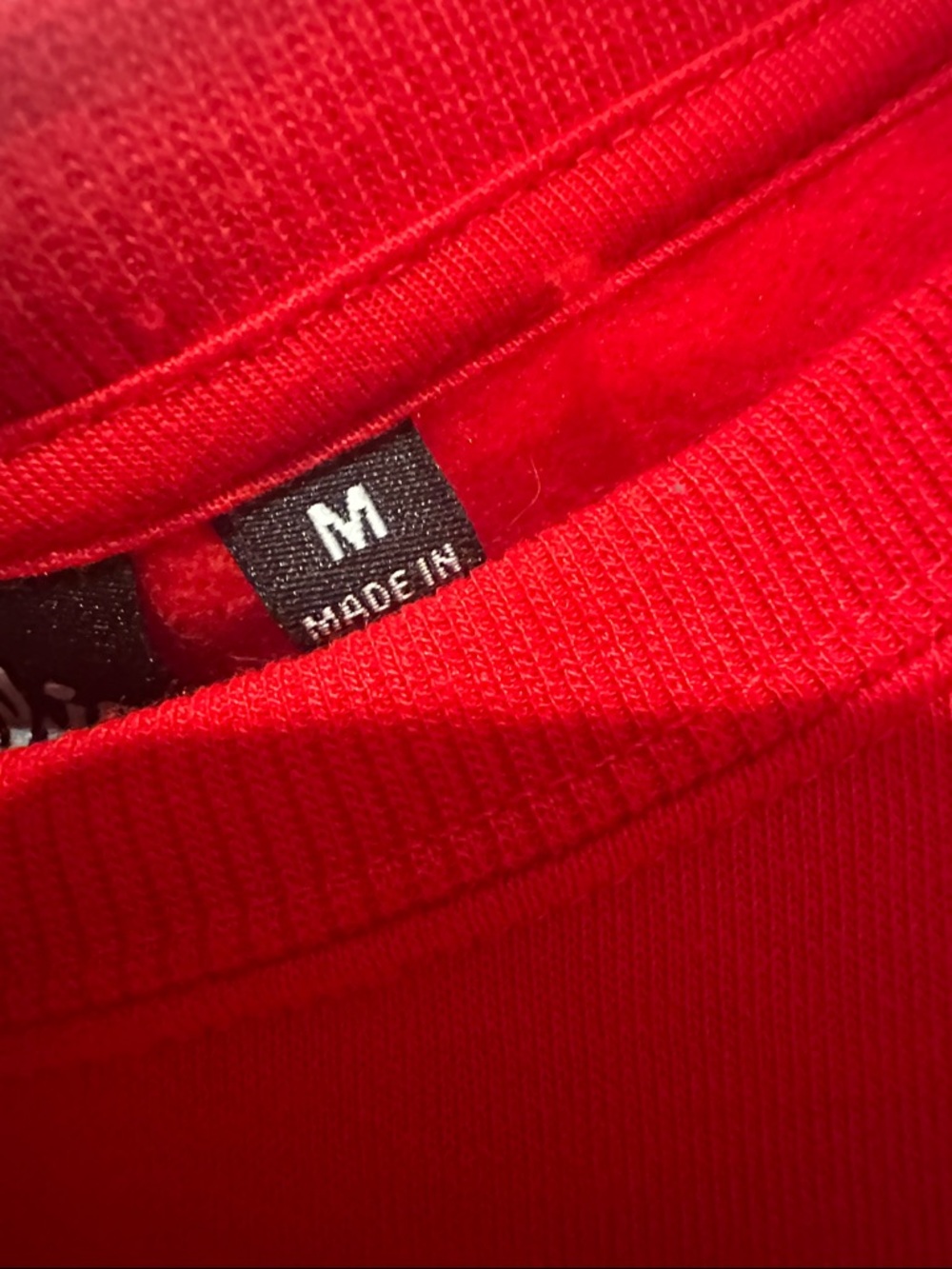 Barbie Red Sweatshirt with Pink Logo and White Accents - Picture 4 of 5